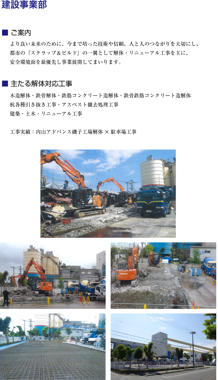 建設事業部